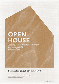 Jaeger Koechlin lädt zum Open House 2014.