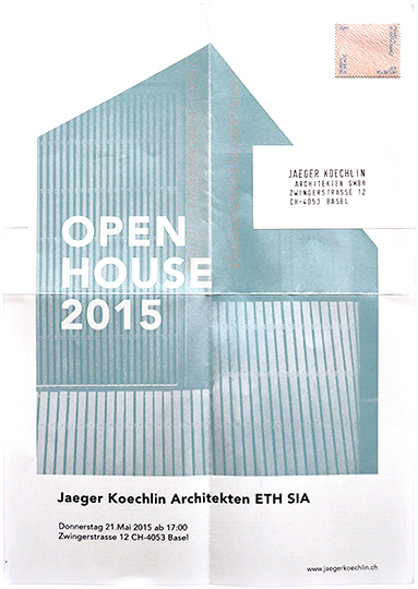 Jaeger Koechlin lädt zum Open House 2015.